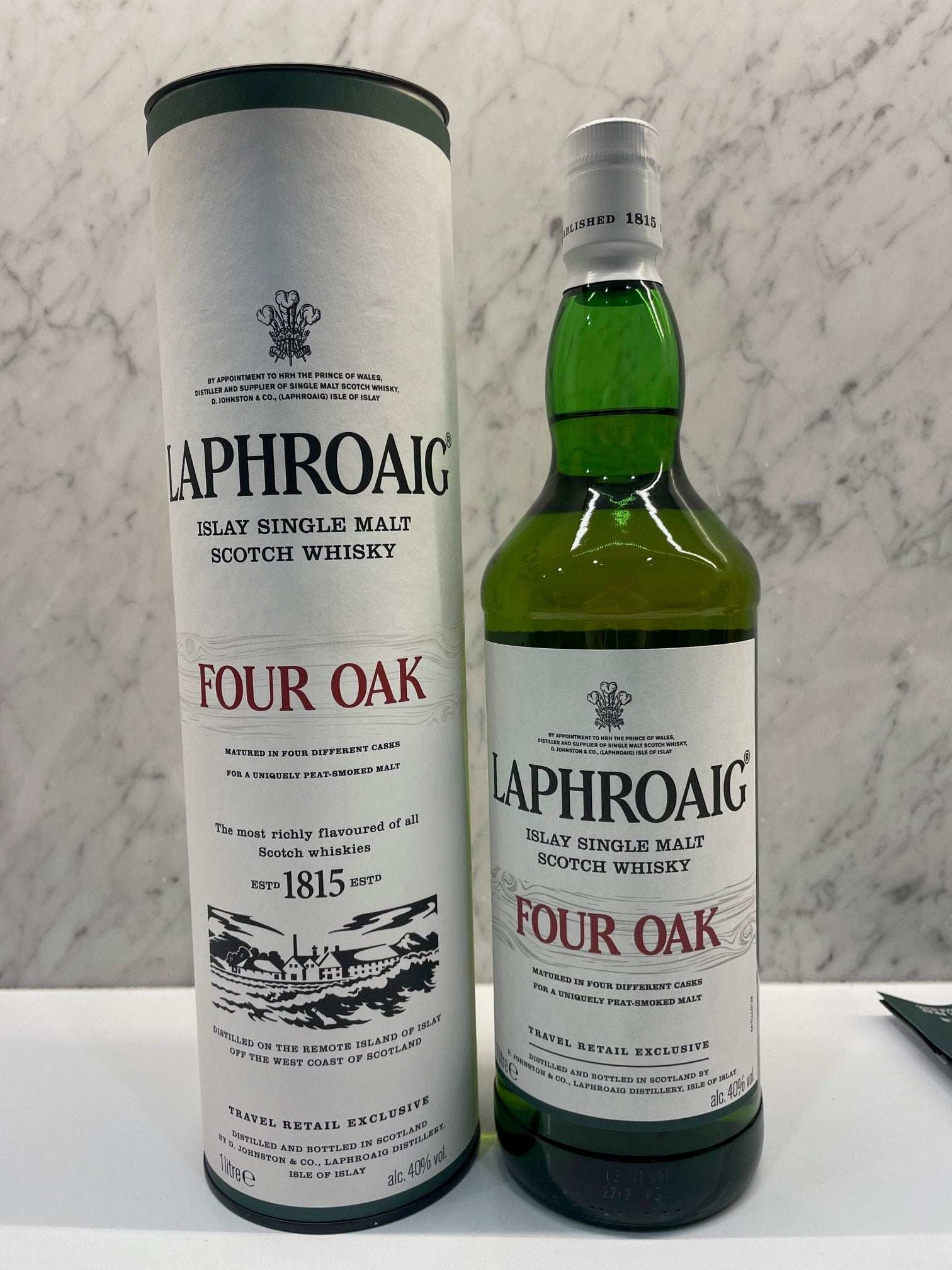 Laphroaig Four Oak ABV 40%  1L - Cigar & Whisky Cellar