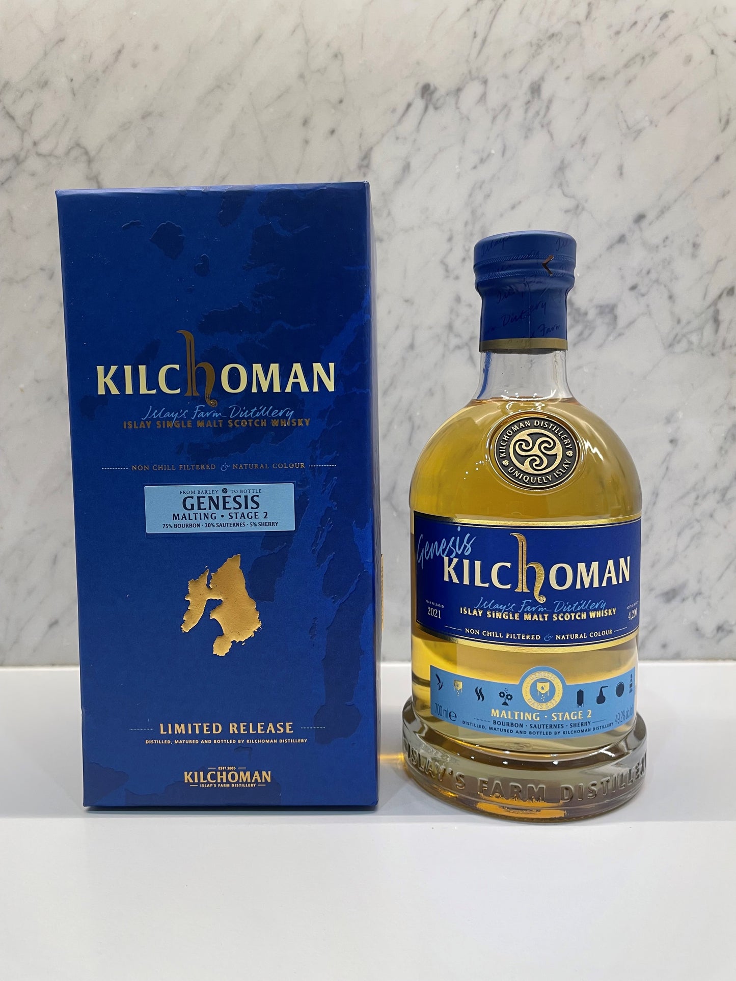 Kilchoman Genesis Harvest STAGE 2 Single Malt Scotch Whisky ABV49.2% 700ml - Cigar & Whisky Cellar