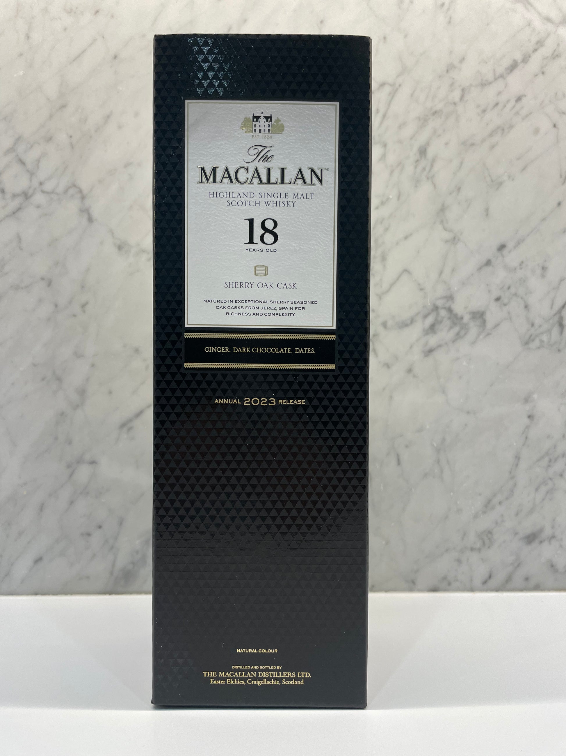 Macallan 18 Year Old Sherry Oak Cask 2023 Release 700ML ABV  43% - Cigar & Whisky Cellar