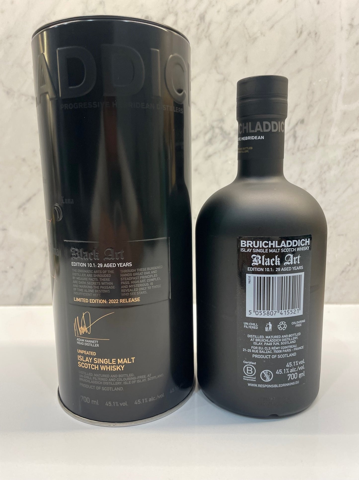 BRUICHLADDICH BLACK ART 10.1 29 YEAR OLD SINGLE MALT SCOTCH WHISKY ABV 45.1% 700ML - Cigar & Whisky Cellar