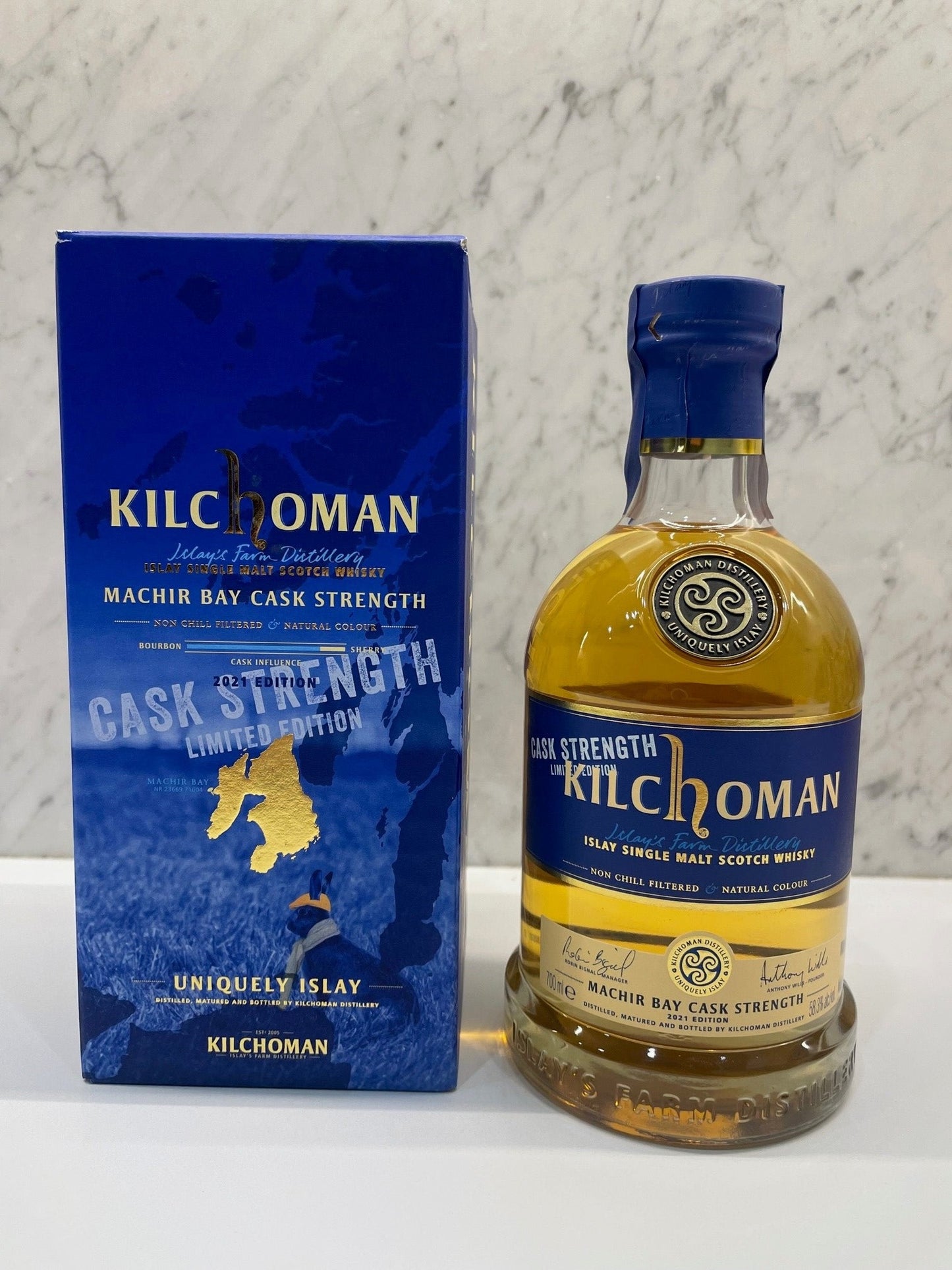 Kilchoman  Machir Bay Cask Strength 2021 ABV  58.3% 700ml - Cigar & Whisky Cellar