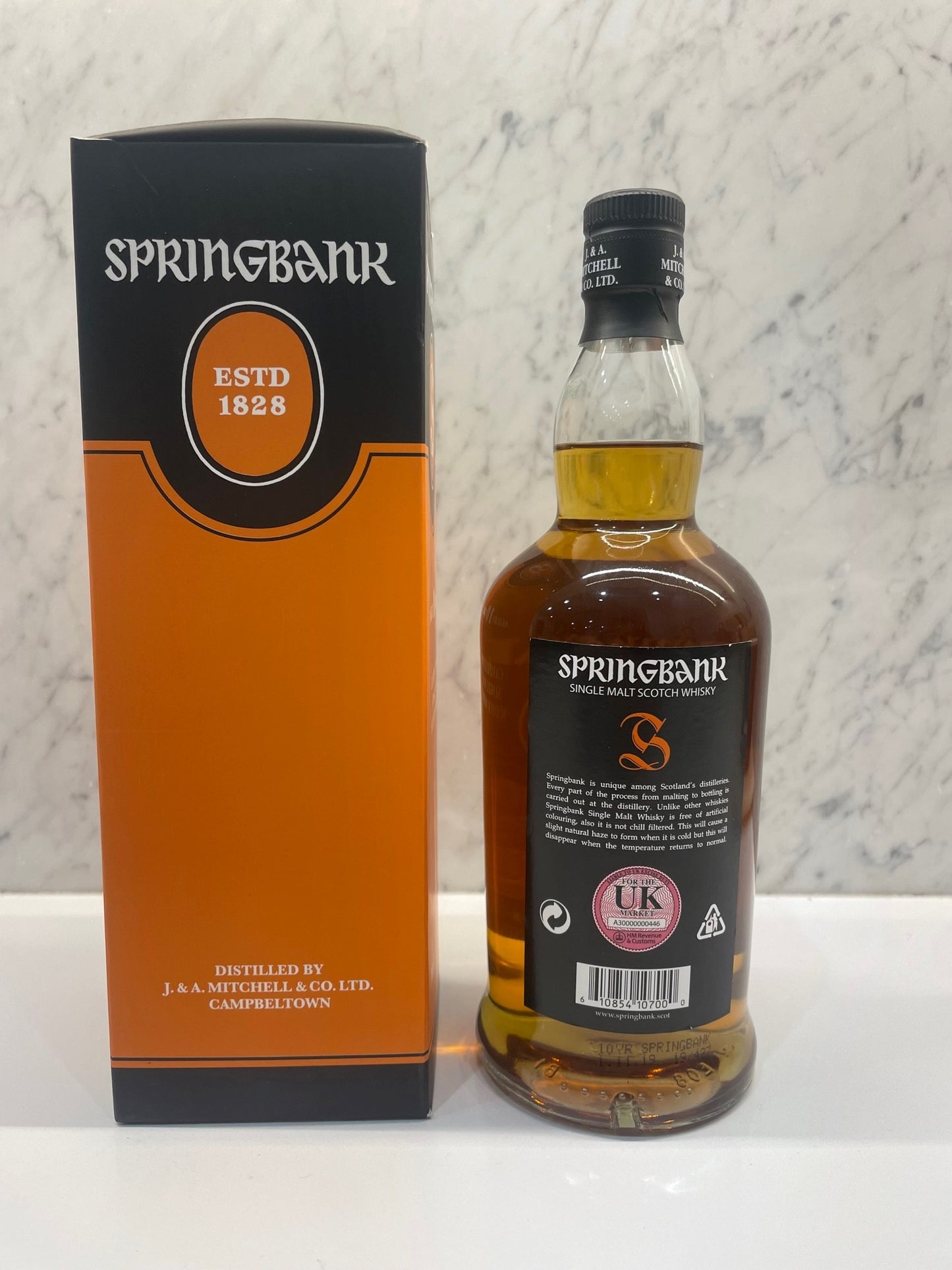 Springbank 10 Year Old 700ML abv 46% 2019 - Cigar & Whisky Cellar