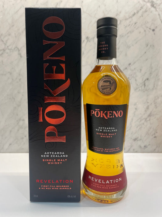 Pōkeno  Revelation ABV 43% 700ml - Cigar & Whisky Cellar