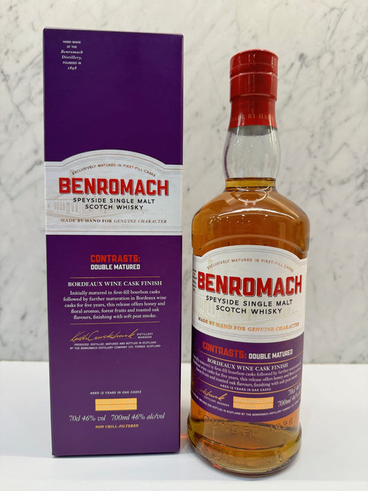 Benromach Contrasts: Bordeaux Wine Finish (2011) ABV 46% 700ml