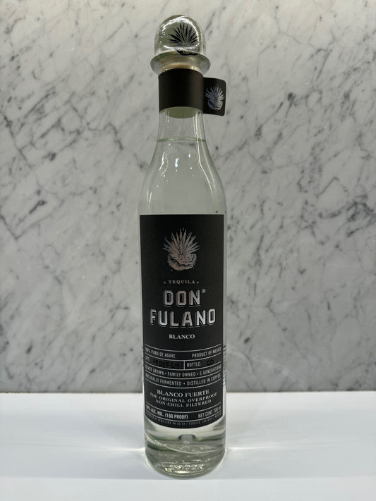 Don Fulano Fuerte 100 Proof Tequila Blanco ABV 50%