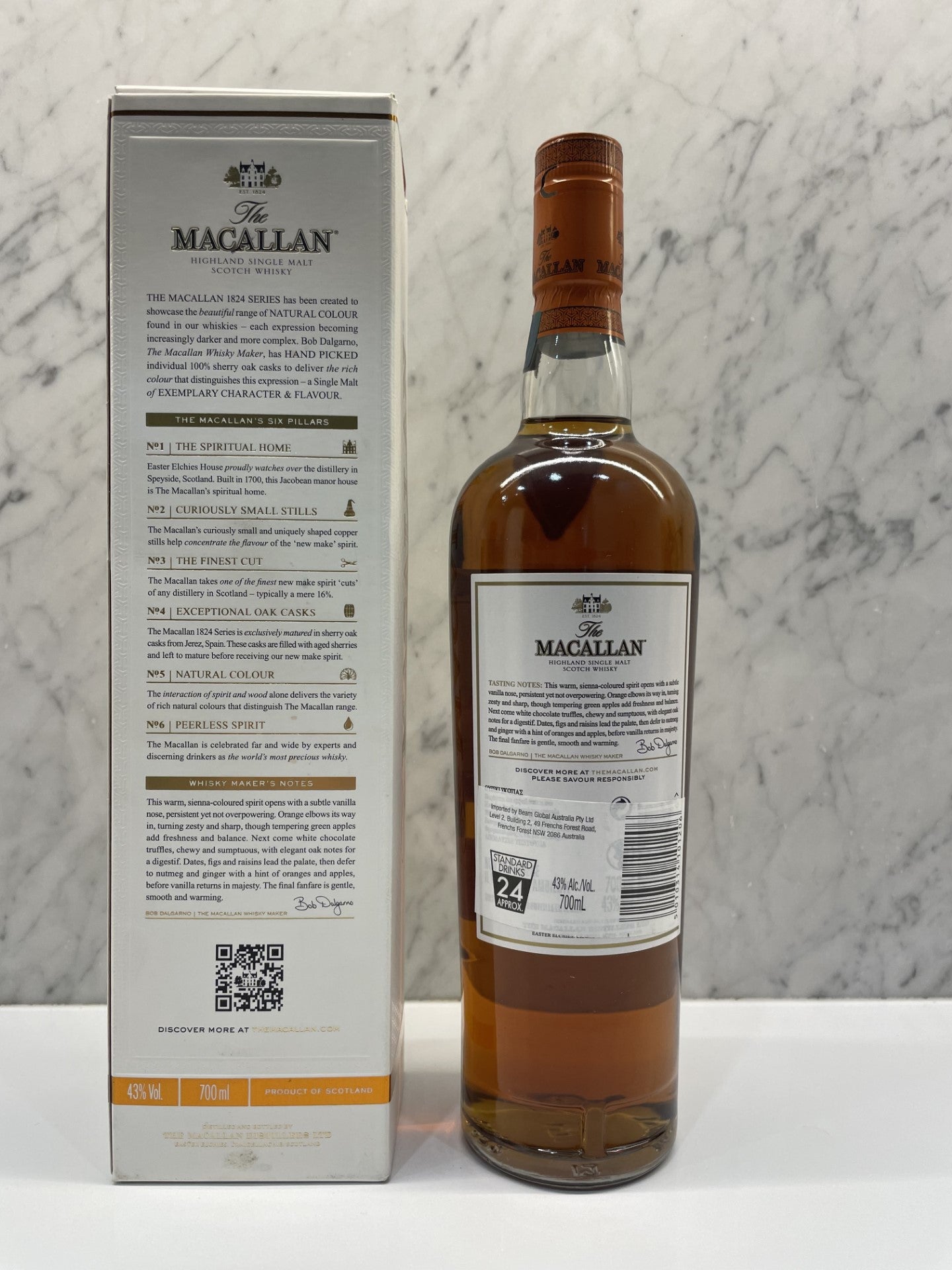 Macallan Sienna Single Malt Scotch Whisky ABV 43%  700ML - Cigar & Whisky Cellar