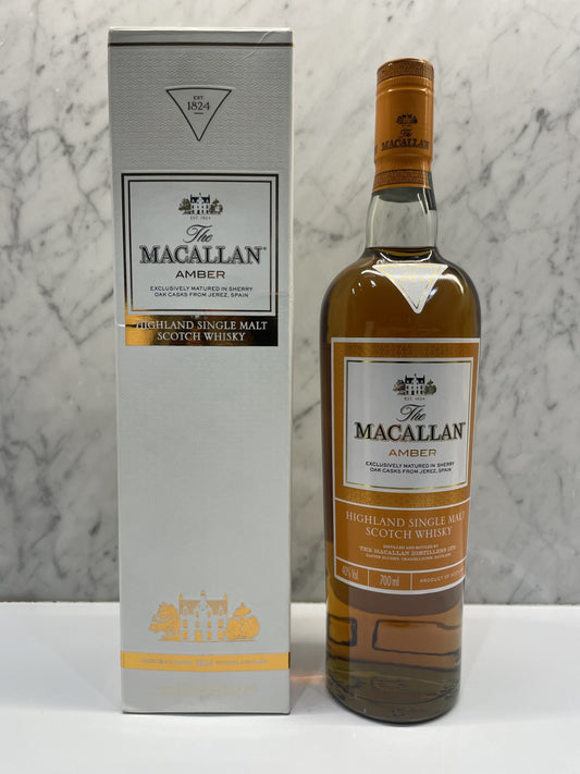 Macallan Amber Single Malt Scotch Whisky 700ML ABV 40% - Cigar & Whisky Cellar