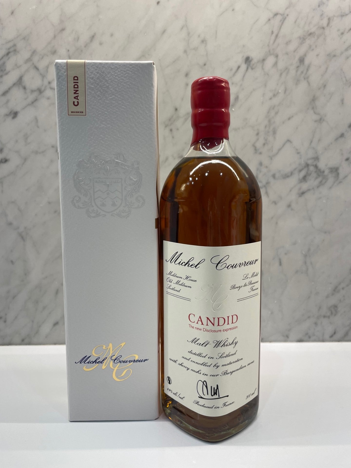 Michel Couvreur Whisky Candid 49% 700ML - Cigar & Whisky Cellar