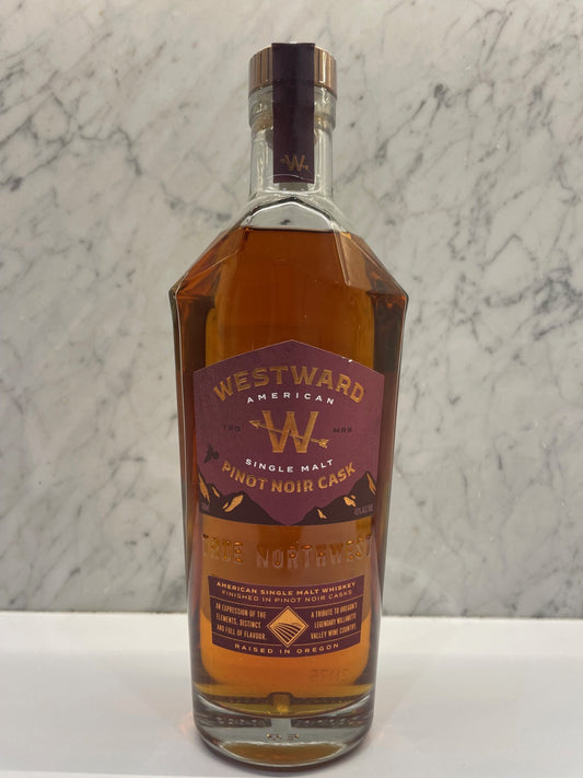 Westward Whiskey Pinot Noir Cask ABV 45% 700ML - Cigar & Whisky Cellar