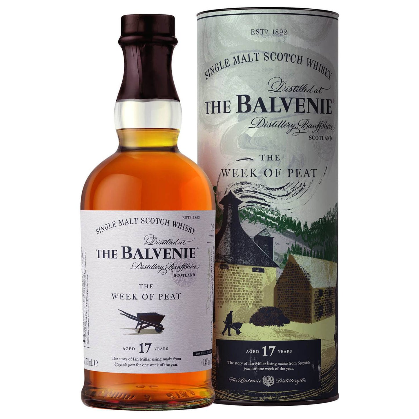 The Balvenie Stories Week of Peat 17 Year Old Single Malt Scotch Whisky 700ML ABV 49.4% - Cigar & Whisky Cellar