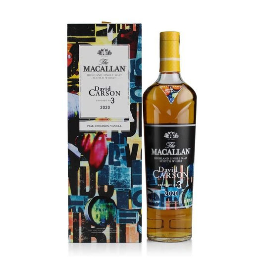 The Macallan Concept Number 3 ‘David Carson’ Single Malt Scotch Whisky  2020 700mL - Cigar & Whisky Cellar