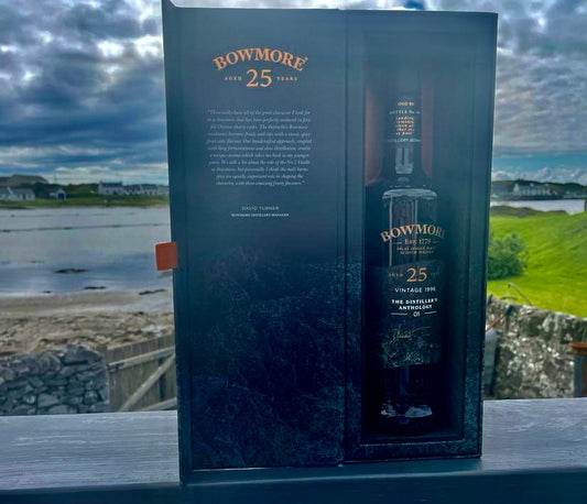 PRE-ORDER BOWMORE 25 YEAR - THE DISTILLER'S ANTHOLOGY 01 - 700ML ABV 50.2% - Cigar & Whisky Cellar