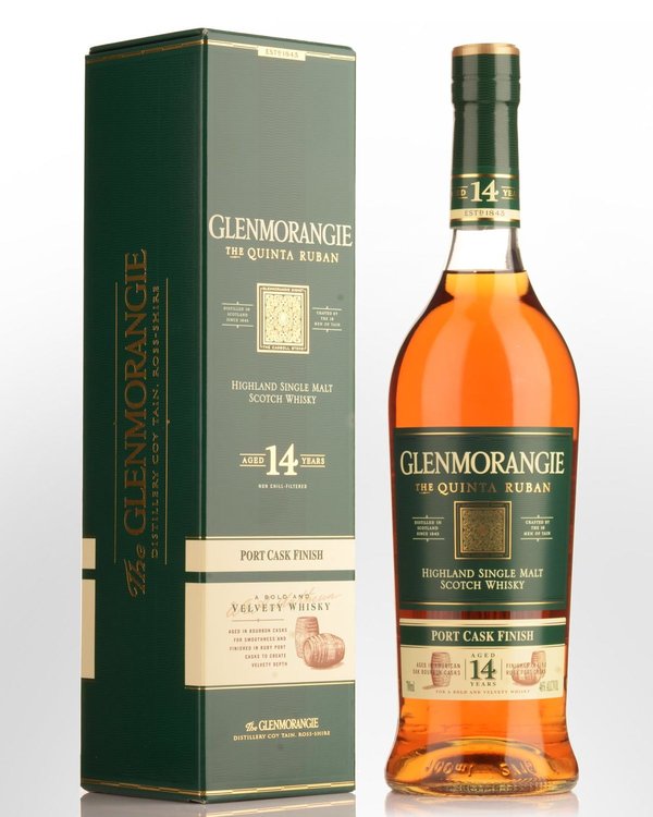 Glenmorangie The Quinta Ruban 14 Year Old Single Malt Scotch Whisky (700ml) abv 46% - Cigar & Whisky Cellar