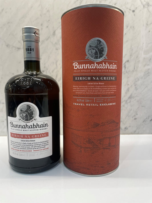 Bunnahabhain Eirigh Na Greine Single Malt Scotch Whisky ABV 46.3% (1000ML) - Cigar & Whisky Cellar