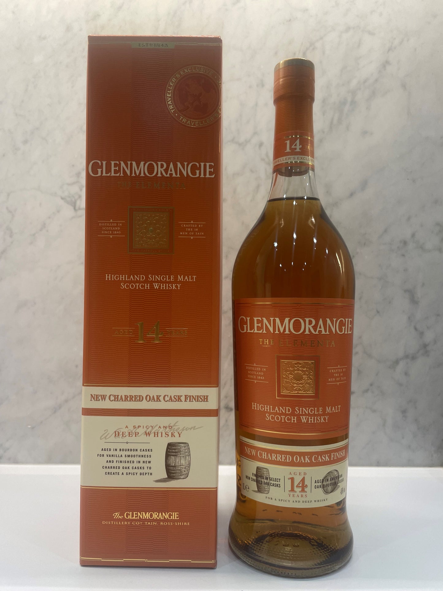 Glenmorangie The Elementa 14 Year Old ABV 43%  1000ML - Cigar & Whisky Cellar