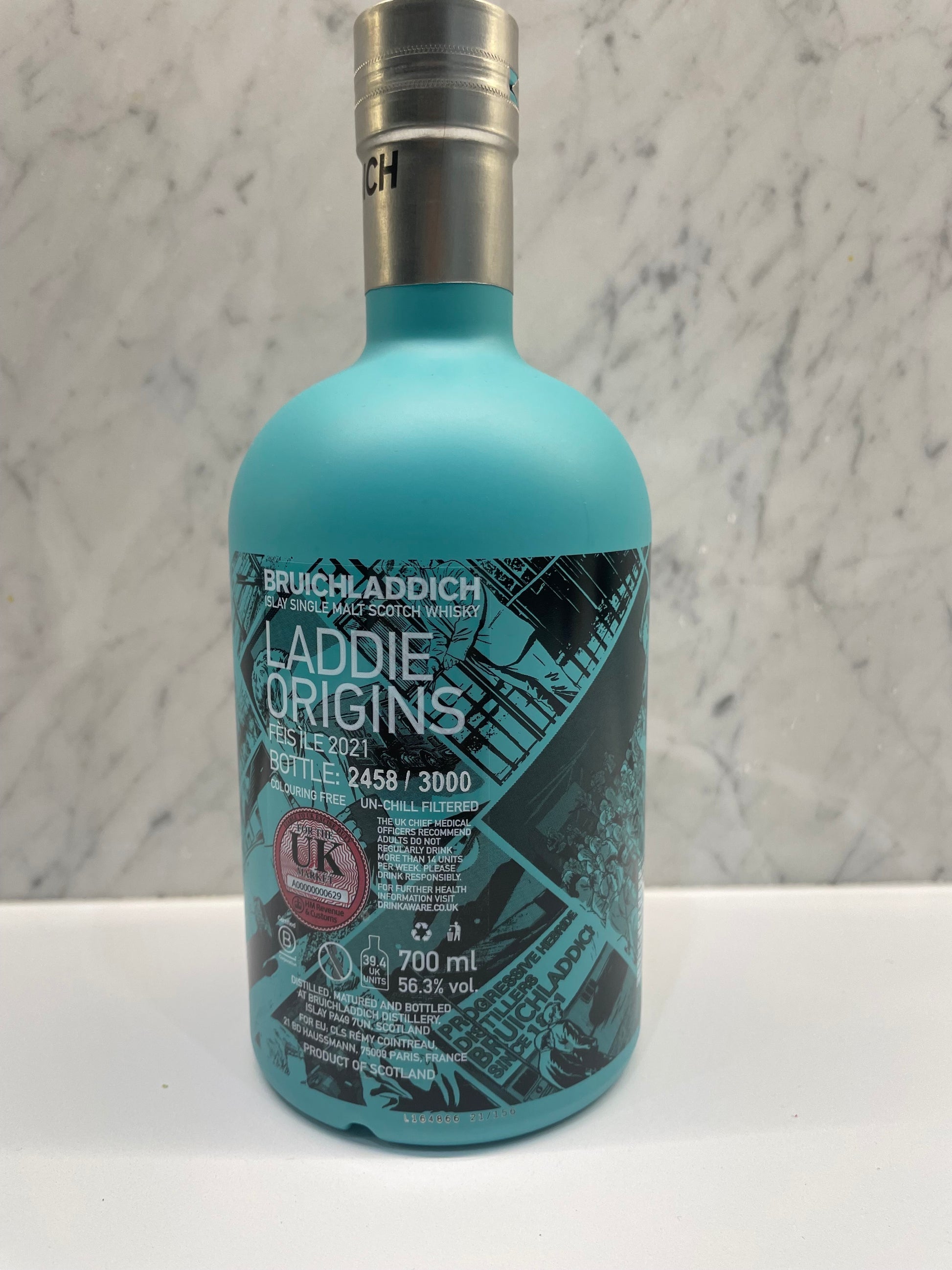 Bruichladdich Laddie Origins Feis Ile 2021 700ml 56.3% abv Bottle 2458/3000 - Cigar & Whisky Cellar