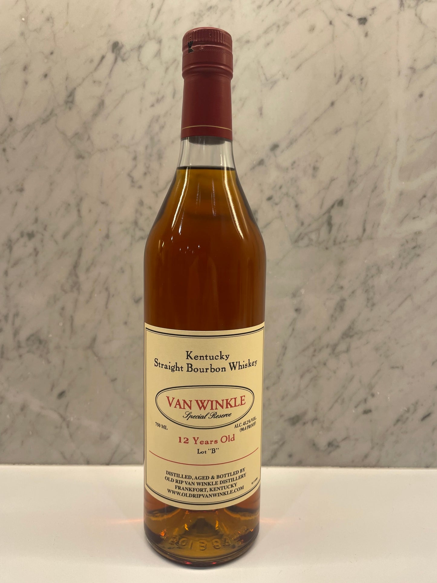 Van Winkle Special Reserve 12yo Lot "B" Kentucky Straight Bourbon whiskey 750ml ABV 45.2%  Year 2020 - Cigar & Whisky Cellar