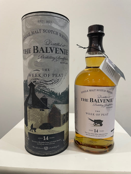 Balvenie 14 Year Old The Week of Peat Single Malt Scotch Whisky ABV 48.3% - Cigar & Whisky Cellar