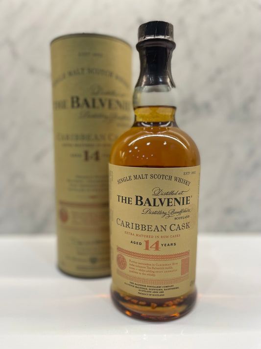 The Balvenie 14 Year Old Caribbean Cask Single Malt Scotch Whisky 700mL ABV 43% - Cigar & Whisky Cellar