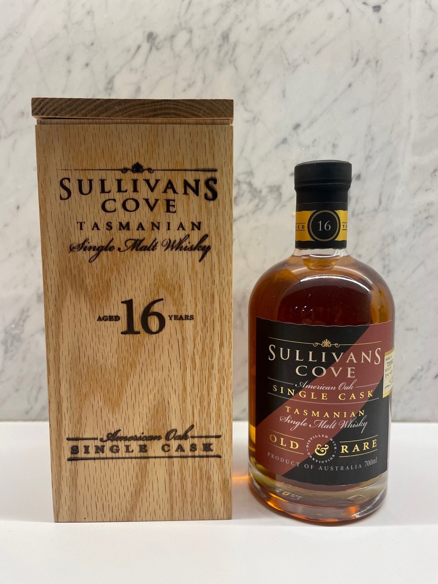 Sullivans Cove 16 Year Old ‘Old & Rare’ American Oak Cask TD0063 700ml 48% - Cigar & Whisky Cellar