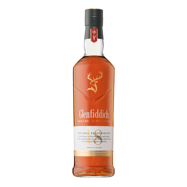 Glenfiddich 18 Year Old Single Malt Scotch Whisky 700mL - Cigar & Whisky Cellar