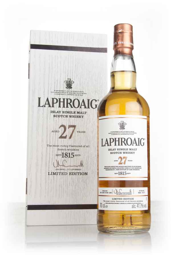 Laphroaig 27 Year Old Cask Strength  Single Malt Scotch Whisky 700mL - Cigar & Whisky Cellar