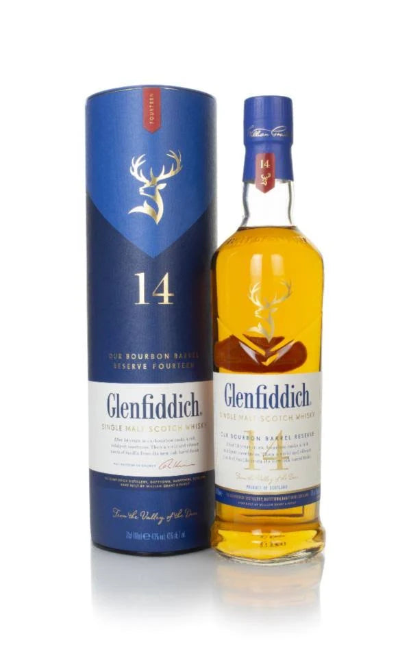 Glenfiddich 14 Year Old Bourbon Barrel Reserve ABV 43% 700ml - Cigar & Whisky Cellar