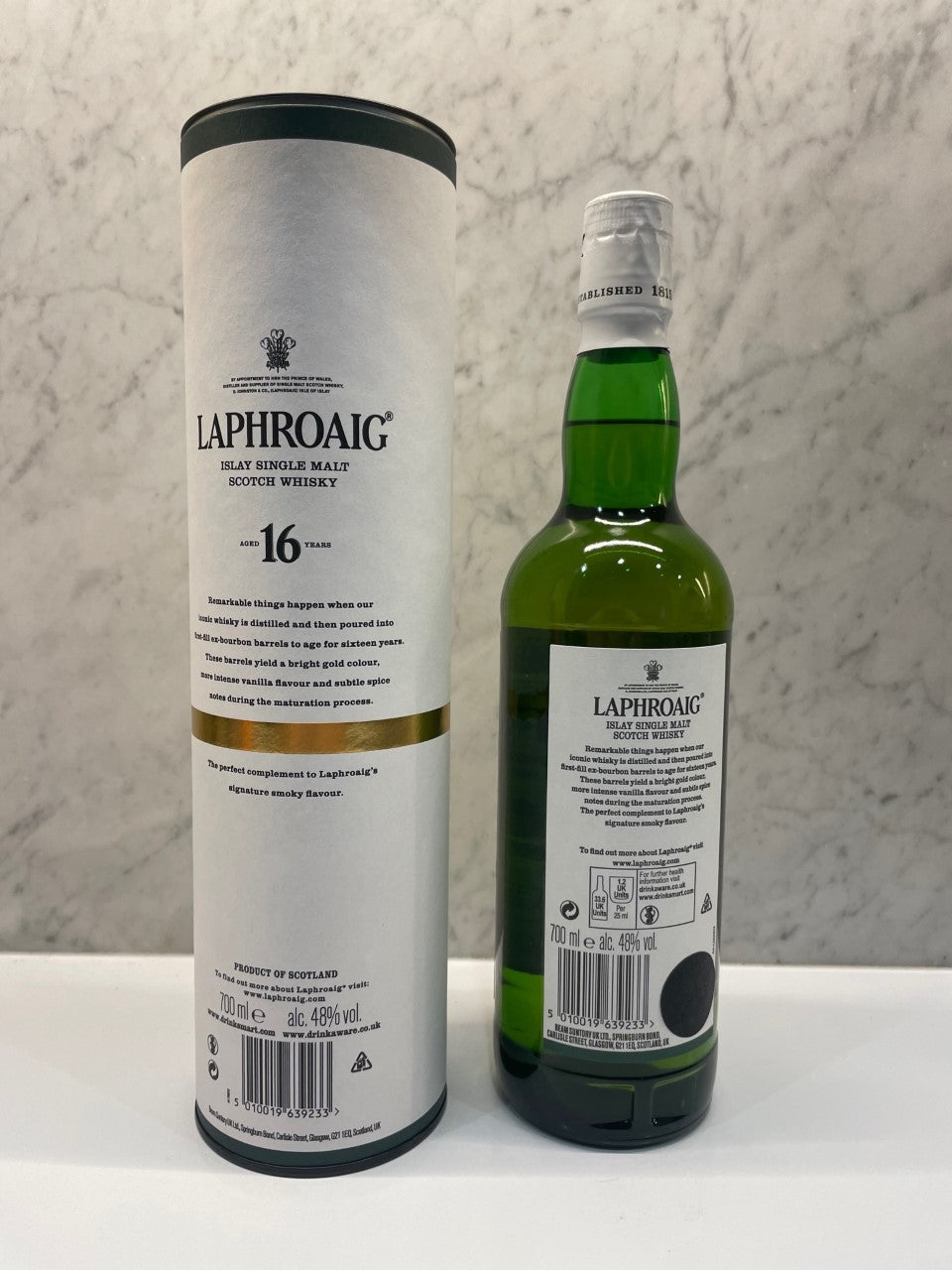 Laphroaig 16 Year Old 700ML ABV 48% - Cigar & Whisky Cellar