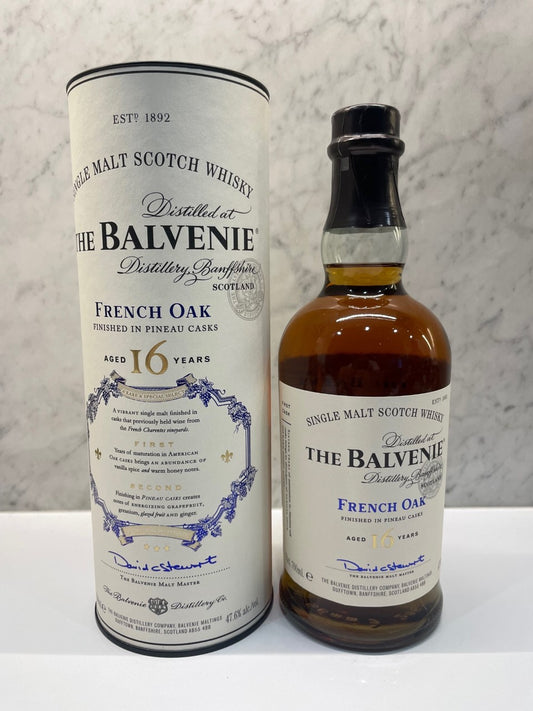 Balvenie 16 Year Old - French Oak Pineau Cask 700ML ABV 47.6% - Cigar & Whisky Cellar