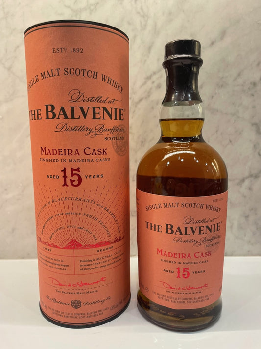 Balvenie 15 Year Old - Madeira Cask 700ML ABV 43% - Cigar & Whisky Cellar